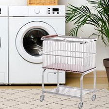 Rolling Laundry Cart with