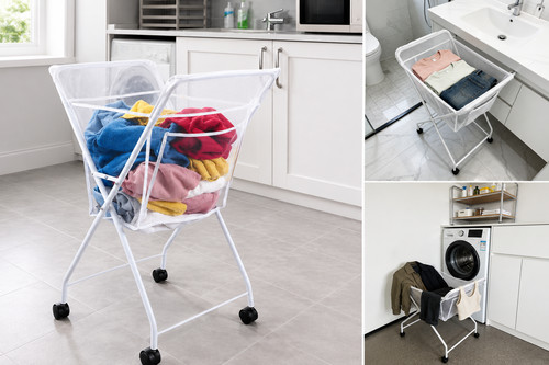 Bend laundry trolley with - bend,