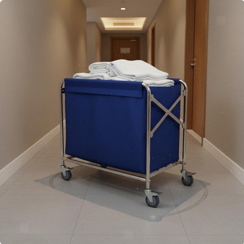 Stainless steel linen - linen, trolley