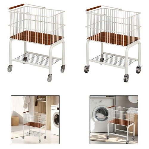 Mobile laundry cart with - mobile,