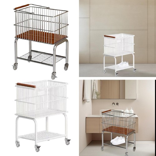 Rolling laundry cart with - rolling,