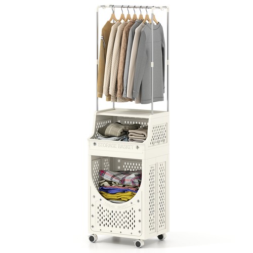 Tier laundry cart with - cart,