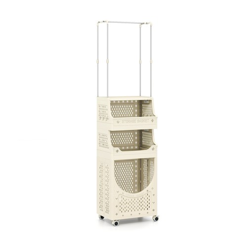 Tier laundry cart with - laundry,