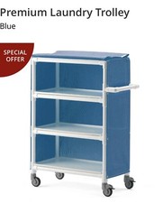 Premium Laundry Trolley Blue 