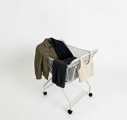 Bend laundry trolley basket - no,