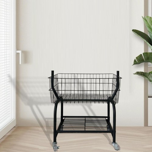 Rolling laundry cart with - laundry,