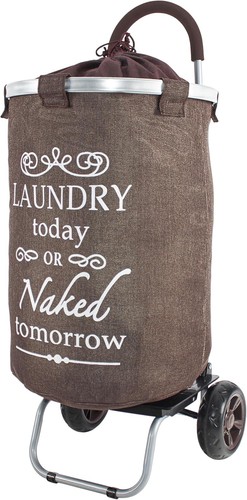 Rolling laundry trolley dolly - rolling,
