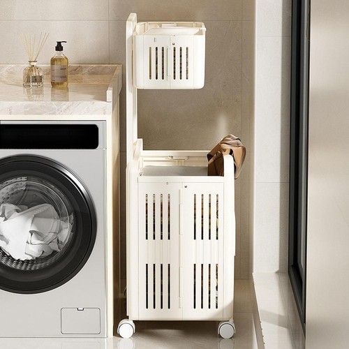 Movable laundry cart - movable,